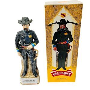 1971 Captain Confederate States Infantry 1863 Grenadier Sherry Decanter & Box